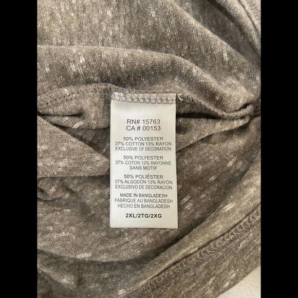 Men’s Georgia Bulldogs Gray/Brown Heather Short Sleeves T-shirt Sz 2XL - Picture 4 of 4